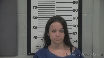 Mugshot of EMMA CAITLYN KOSTELAC booked in Platte County, Missouri on July 9, 2026