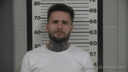 Mugshot of Jordan D Bass booked in Platte County, Missouri on August 19, 2026