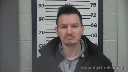 Booking photo from Platte County, Missouri