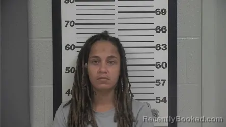 Mugshot of Kayla Alyce Cox booked in Platte County, Missouri on September 4, 2026