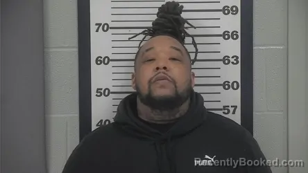 Booking photo from Platte County, Missouri