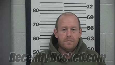 Booking photo from Platte County, Missouri