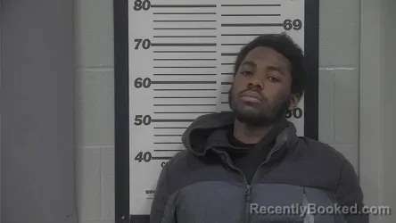 Mugshot of KYAIRE JABRIEL THOMPSON booked in Platte County, Missouri on April 19, 2026