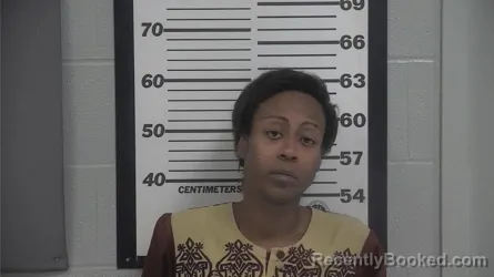 Mugshot of Ledana Brown booked in Platte County, Missouri on September 30, 2026