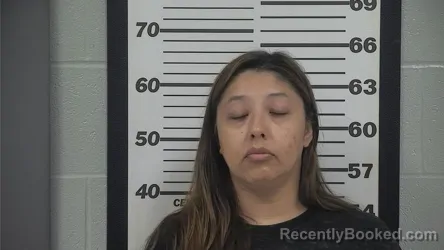 Mugshot of MARIA DIAZ-NAVARRETE booked in Platte County, Missouri on May 9, 2026