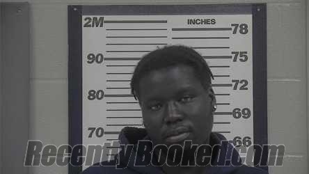 Booking photo from Platte County, Missouri