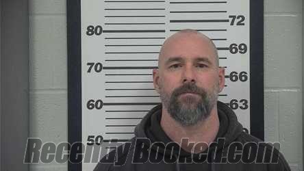 Booking photo from Platte County, Missouri