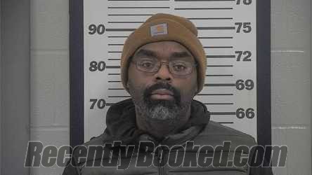 Booking photo from Platte County, Missouri