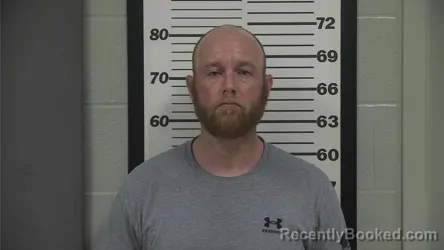 Mugshot of RYAN DOUGLAS HATFIELD booked in Platte County, Missouri on April 23, 2026