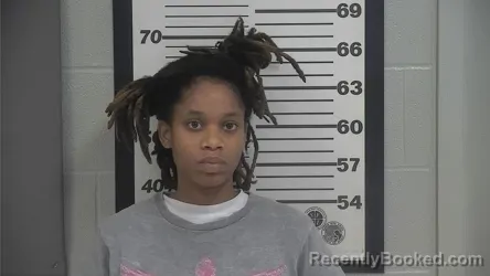 Mugshot of Raynisha Milton booked in Platte County, Missouri on September 10, 2026
