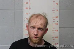 Mugshot of JUSTIN KENT STONE booked in Polk County, Missouri on April 17, 2026