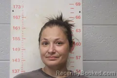 Mugshot of Angela Ray Campbell booked in Polk County, Missouri on August 13, 2026