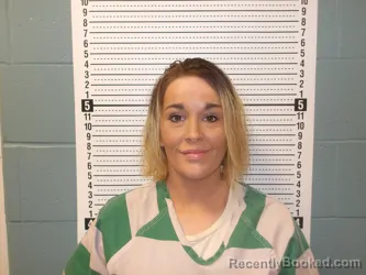 Mugshot of Megan Lea Carson booked in Pulaski County, Missouri on October 15, 2026