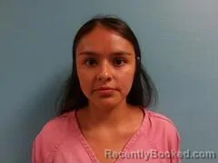 Mugshot of YESENIA NALLELY CASTILLO booked in Aransas County, Texas on July 8, 2026