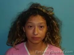 Mugshot of Gabriela Angela Galeano booked in Aransas County, Texas on August 16, 2026