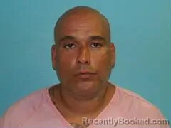 Mugshot of Daniel Trevino Hernandez booked in Aransas County, Texas on August 21, 2026