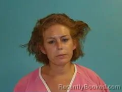 Mugshot of Brittany Afton Baron booked in Aransas County, Texas on August 24, 2026