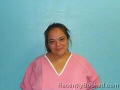 Mugshot of Samantha Castaneda booked in Aransas County, Texas on August 25, 2026