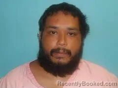 Mugshot of Rene Molina booked in Aransas County, Texas on August 26, 2026