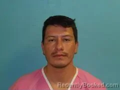 Mugshot of Ryan Austin Soliz booked in Aransas County, Texas on August 31, 2026