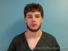 Mugshot of Kaiden Hennigan booked in Aransas County, Texas on September 10, 2026