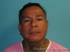 Mugshot of Omar Alejandro Rodriguez booked in Aransas County, Texas on September 10, 2026