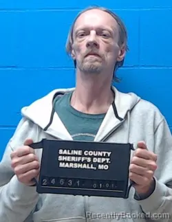 Booking photo from Saline County, Missouri