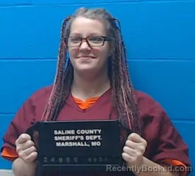 Mugshot of Brianna Nicolle Willis booked in Saline County, Missouri on September 21, 2026