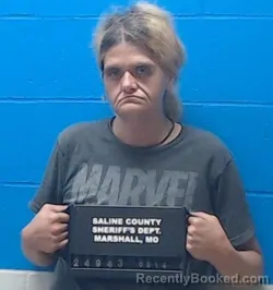 Mugshot of Christina Hope Horn booked in Saline County, Missouri on August 17, 2026