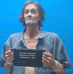 Mugshot of Cory Lynn Johnson booked in Saline County, Missouri on October 21, 2026