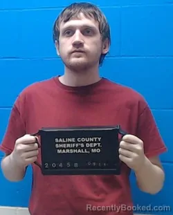 Mugshot of Cole Samuel Scott booked in Saline County, Missouri on May 11, 2026