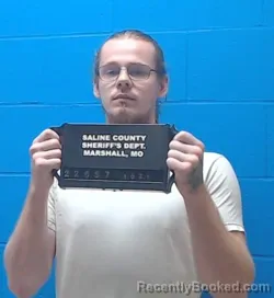 Mugshot of Christopher Michael Walsh booked in Saline County, Missouri on October 21, 2026