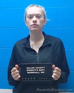 Mugshot of Demi Paige Abbey booked in Saline County, Missouri on June 5, 2026