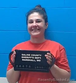 Mugshot of Davin Michelle Coates booked in Saline County, Missouri on June 5, 2026