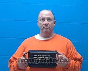 Booking photo from Saline County, Missouri