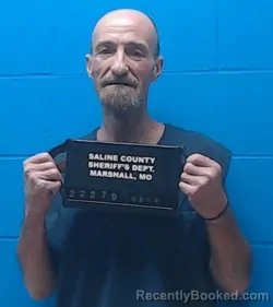 Booking photo from Saline County, Missouri
