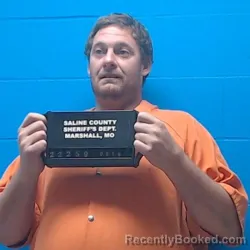 Mugshot of David Earl Ward booked in Saline County, Missouri on August 19, 2026