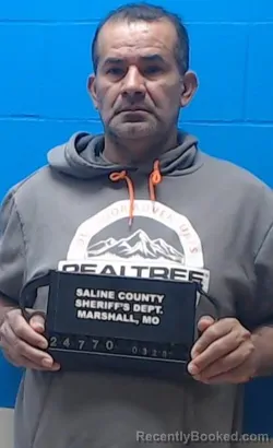 Mugshot of Hector Ismael Bojorquez booked in Saline County, Missouri on March 28, 2026