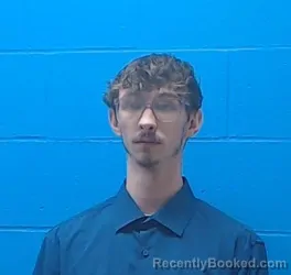 Mugshot of Hunter William Helton booked in Saline County, Missouri on August 24, 2026