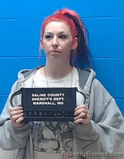 Mugshot of Hunter Cheyenne White booked in Saline County, Missouri on May 1, 2026