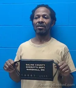 Mugshot of Howard Ray Winfrey booked in Saline County, Missouri on June 10, 2026