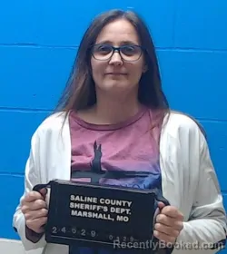 Mugshot of Jessica Dawn Phillips booked in Saline County, Missouri on March 29, 2026