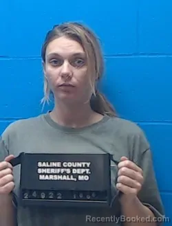 Mugshot of Jessica Lynn Vargas booked in Saline County, Missouri on October 6, 2026