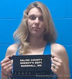 Mugshot of Jessica Lynn Vargas booked in Saline County, Missouri on August 4, 2026