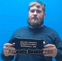 Booking photo from Saline County, Missouri