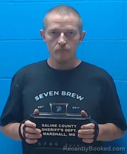 Mugshot of Kenneth Lorenz Alexander Walden booked in Saline County, Missouri on August 18, 2026