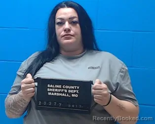 Mugshot of Melissa Lois Dorsey booked in Saline County, Missouri on April 17, 2026