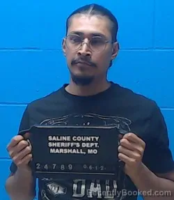 Mugshot of Miguel Eduardo Linares-Henriquez booked in Saline County, Missouri on June 12, 2026