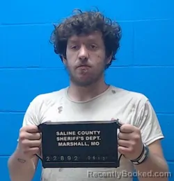 Mugshot of Nickolas Jo Todd booked in Saline County, Missouri on May 12, 2026