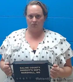 Mugshot of Natasha Lynn Whitney booked in Saline County, Missouri on August 1, 2026